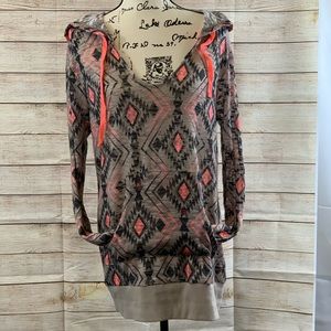 Chance or Fate Pullover Hoodie Sheer